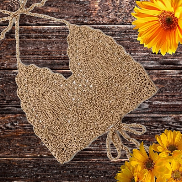 CROCHET HALTER TOP - Picture 2 of 6